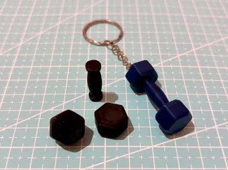 Dumbbell Keychain - NO AMS