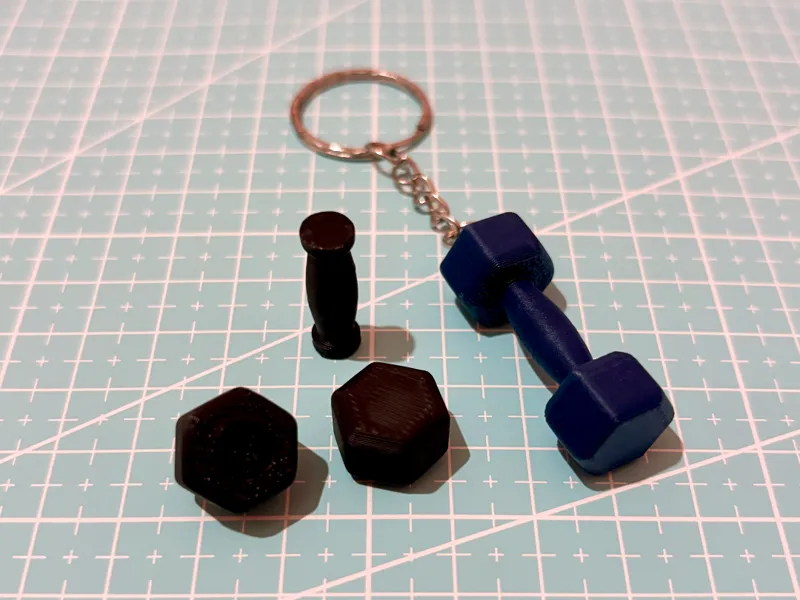 Dumbbell Keychain - NO AMS