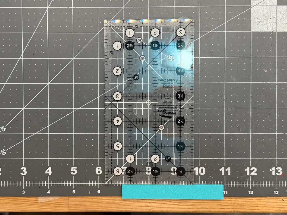 Spacemaker Ruler Making Fisker Rotary Mat Square - Ruler Guide - Free 3D Print Model - MakerWorld