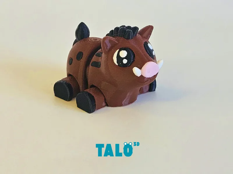 Tiny Boar_print in place_ key_articulated