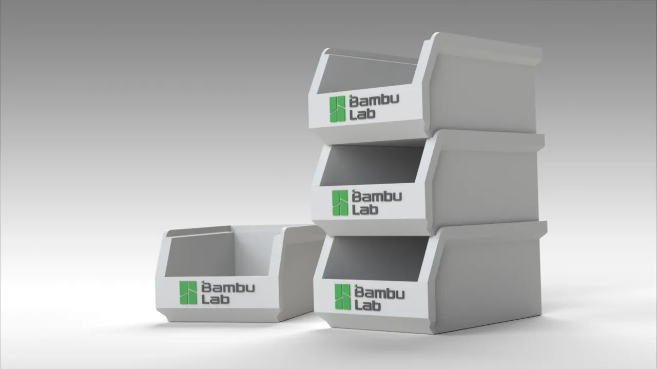 Stackable Bin Box view 3