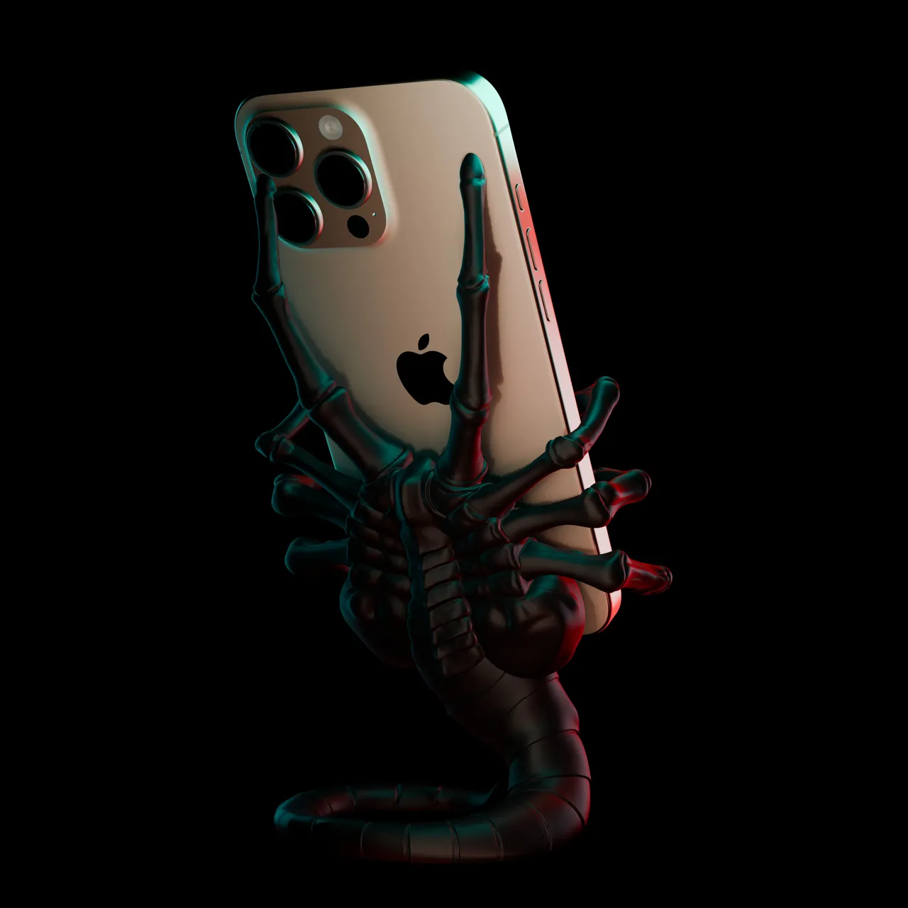 Alien Facehugger Phone Holder view 2
