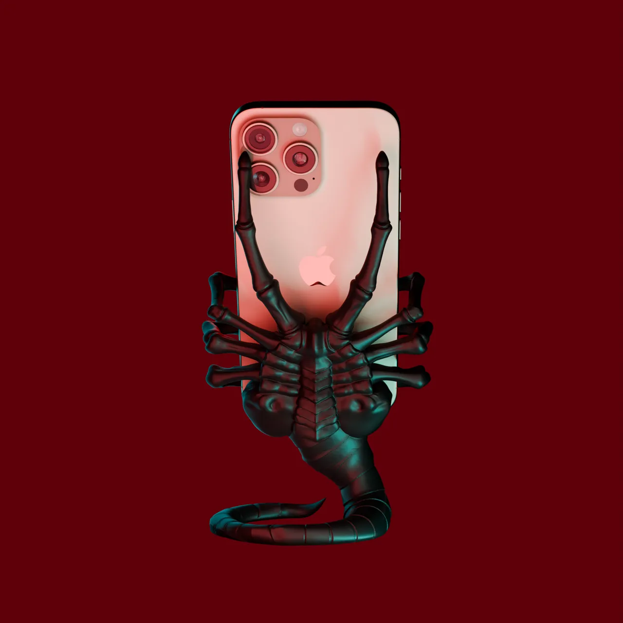 Alien Facehugger Phone Holder view 4