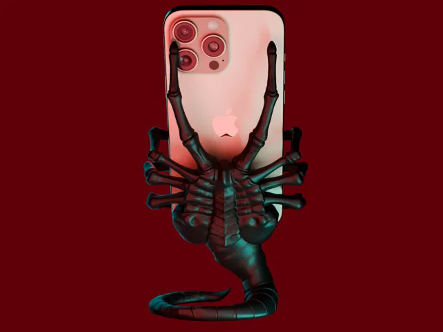 Alien Facehugger Phone Holder