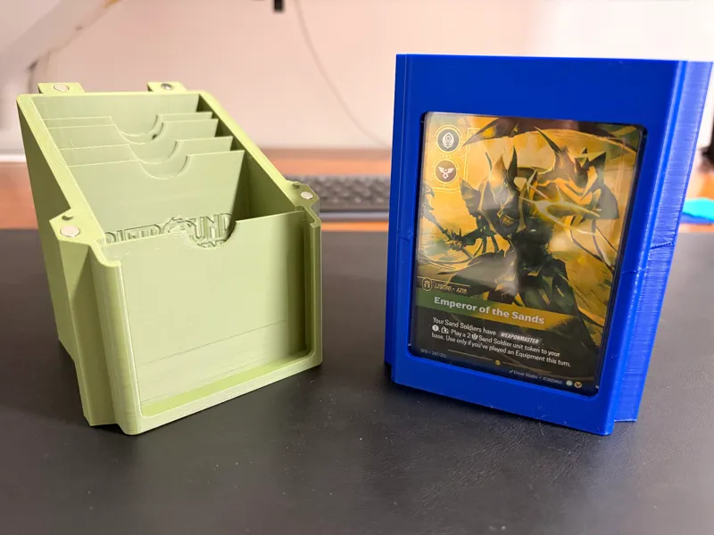 Magnetic single deckbox for Riftbound TCG