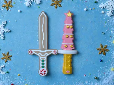 Gingerbread / Christmas Tree Sword (No AMS)
