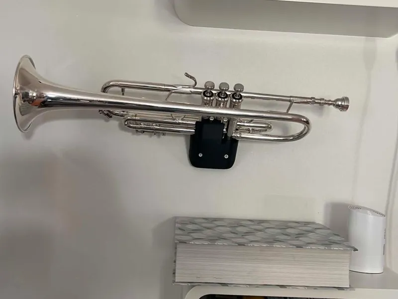 Trumpet wall mount