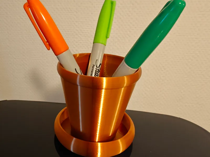 Faux pot de fleur
