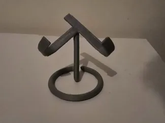 Crystal moon or heart stand