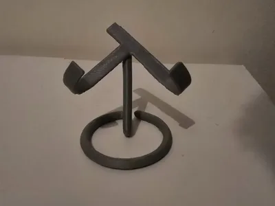 Crystal moon or heart stand