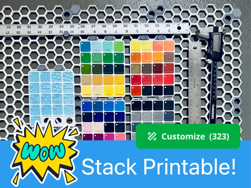 Any Size Plates for Honeycomb Storage Wall (Stack)