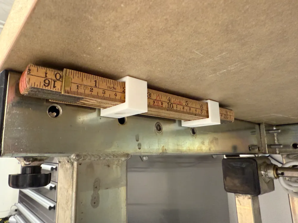 Folding Ruler Under Desk Mount by talving MakerWorld: Download Free 3D ...