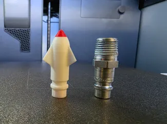1/4" AirFitting Missile. EU Type. 