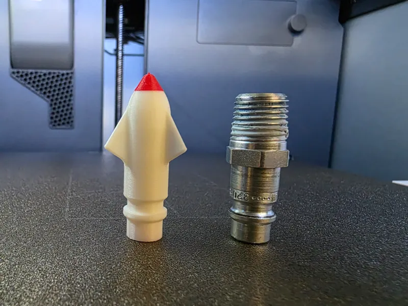 1/4" AirFitting Missile. EU Type. 