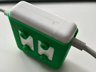 87w macbook charger / adpate under desk mount