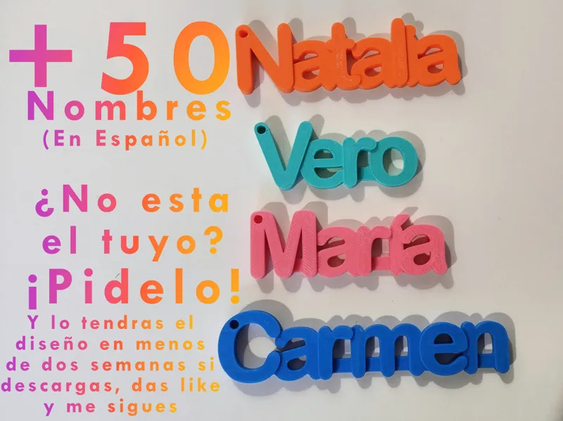 Llaveros nombres