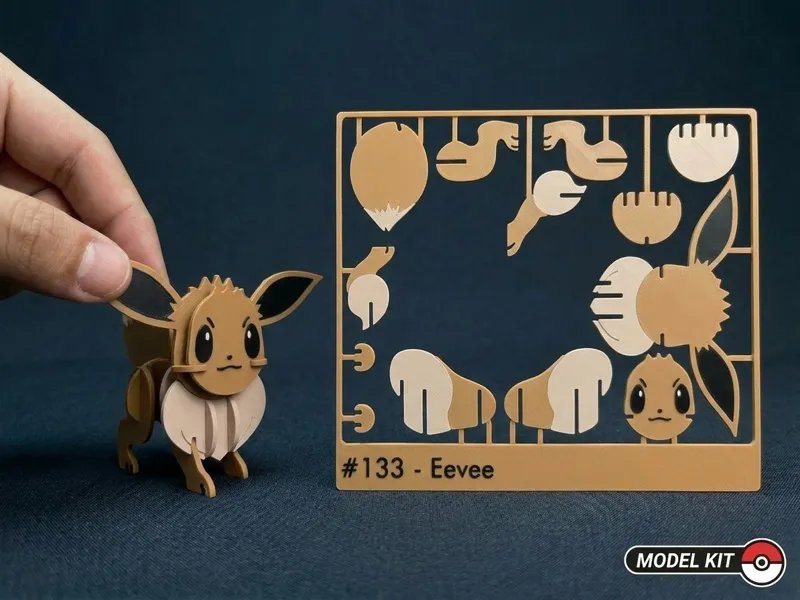 Pokemon #0133 - Eevee kit card