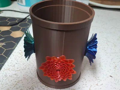 Flowers On Plant Pot