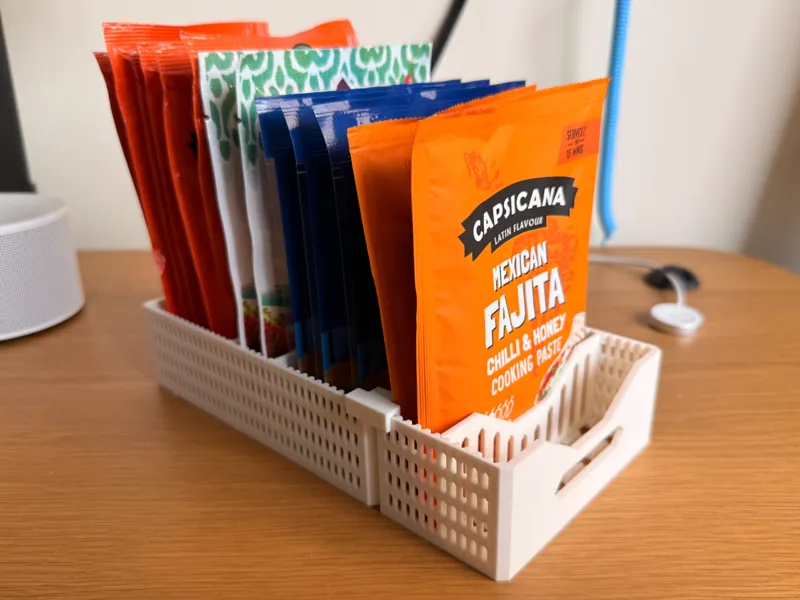 SpiceCrate – Modular Kitchen Packet Organiser