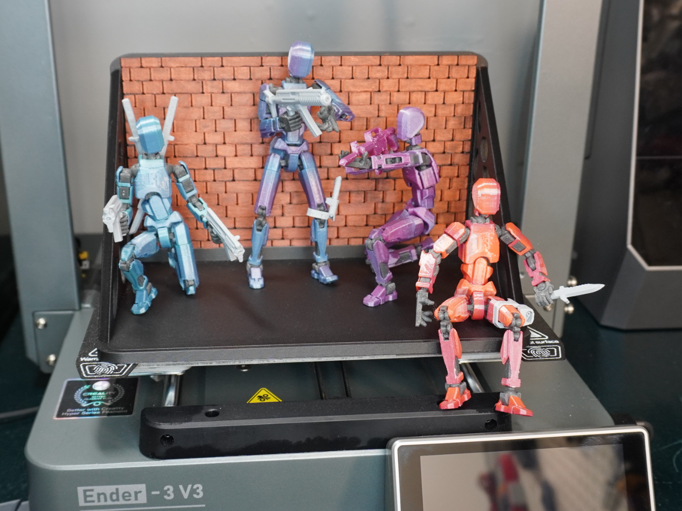 Diorama Shelf Brick Wall Textures Display Shelf