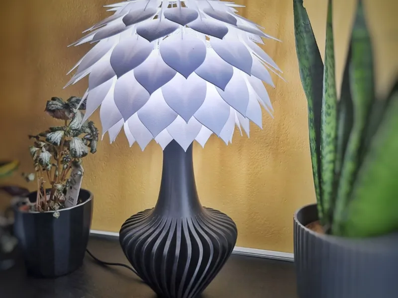 Modern wave lamp V5