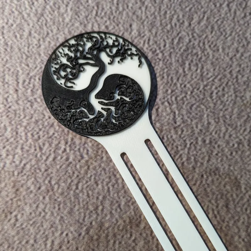 Tree of life Yin Yang Bookmark