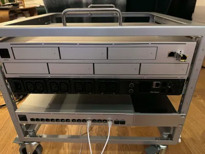 Unifi Toolless Rack - Cyberpower PDU Bracket