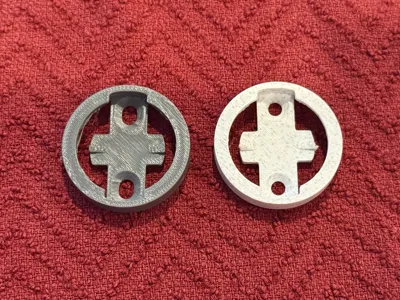 Bryton mount disc with longer screw holes