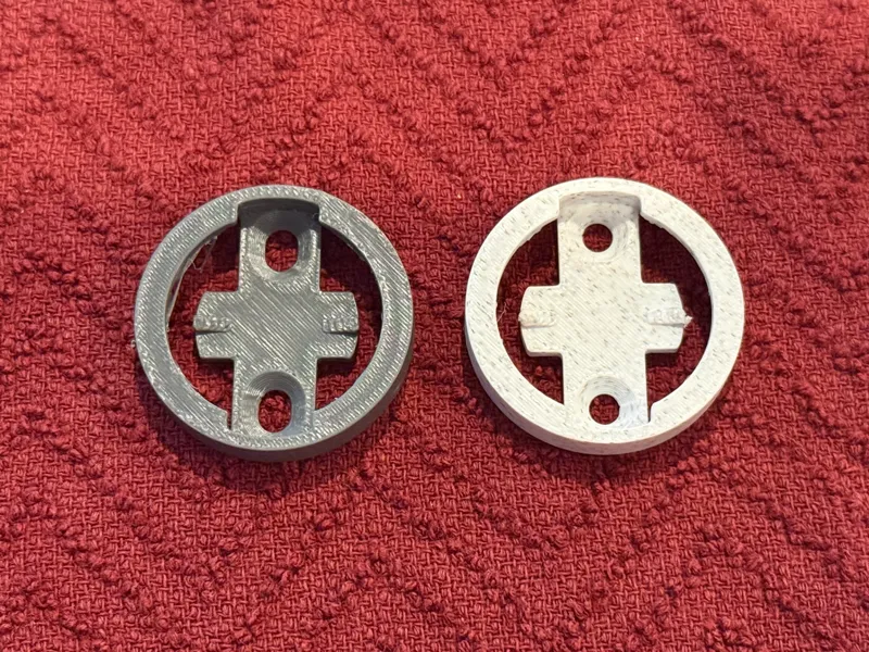 Bryton mount disc with longer screw holes
