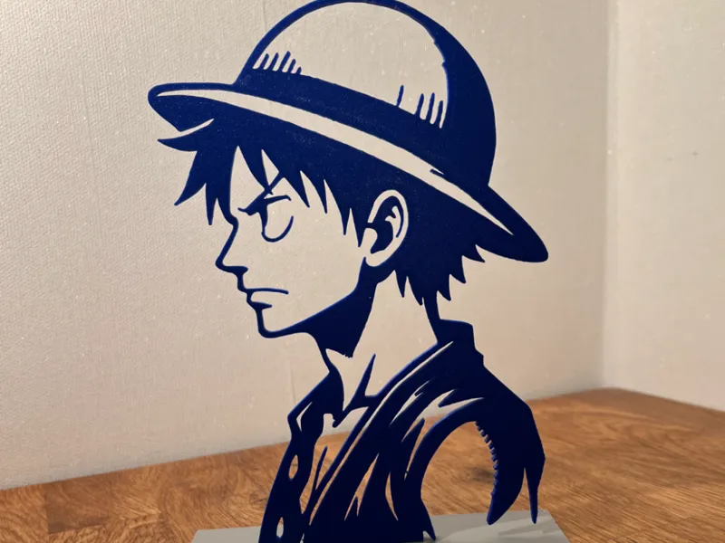 One Piece Luffy Silhouette Ruffy No Ams