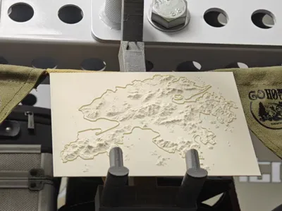 Hong Kong terrain model
