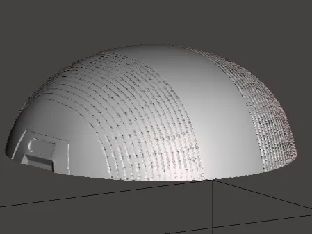 First Order Helmet Top Piece