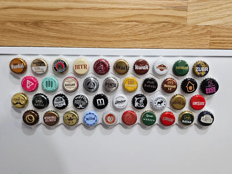 Beer Cap Holder – Magnetic, Modular