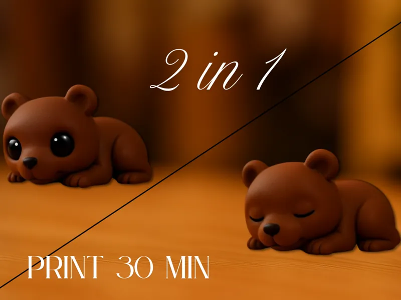 Little Bear - 2 in 1 - keychain