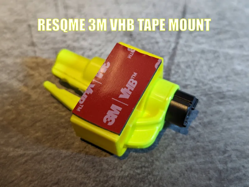 3M VHB Tape Mount for Resqme Seatbelt Cutter and Glass Breaker