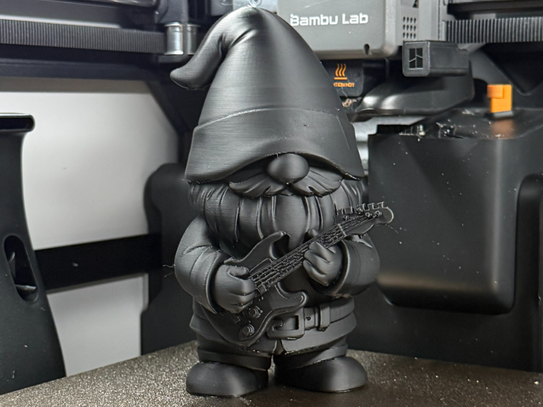 Rock and Roll Cute Garden Gnome