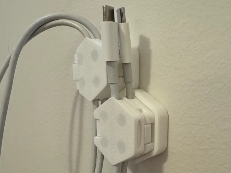 Cablebee — a magnetic cable clip system
