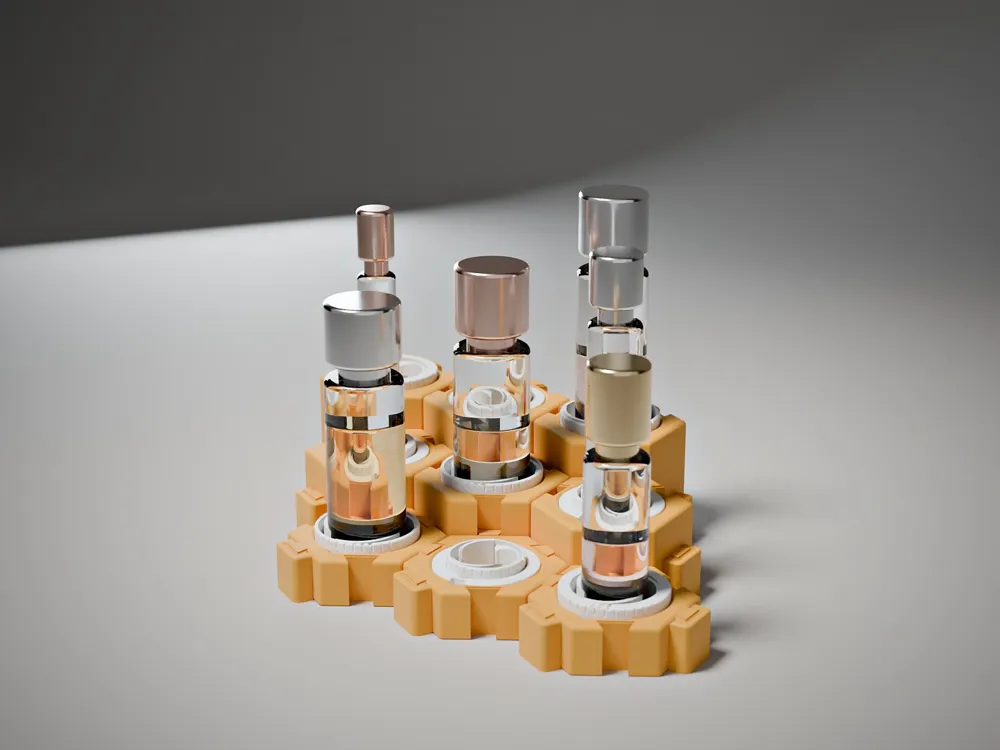 Hive Modular Perfume Decant Holder - Expandable - Free 3D Print Model ...