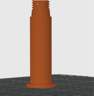 Long spool holder 1 of 3 parts