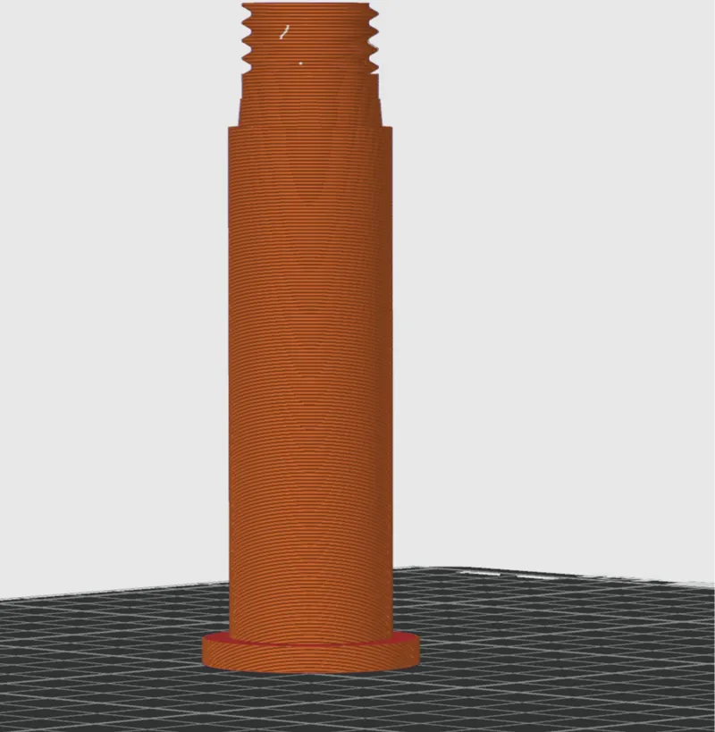 Long spool holder 1 of 3 parts