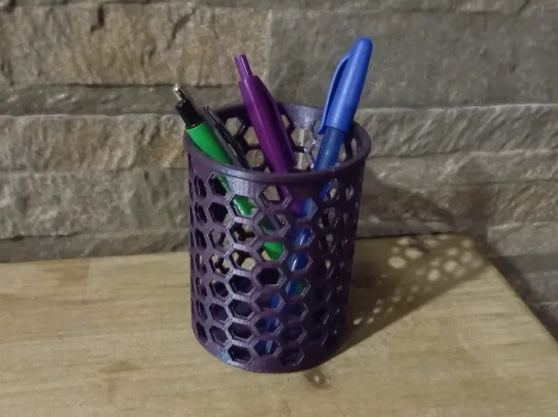 Honey Comb Pen Holder