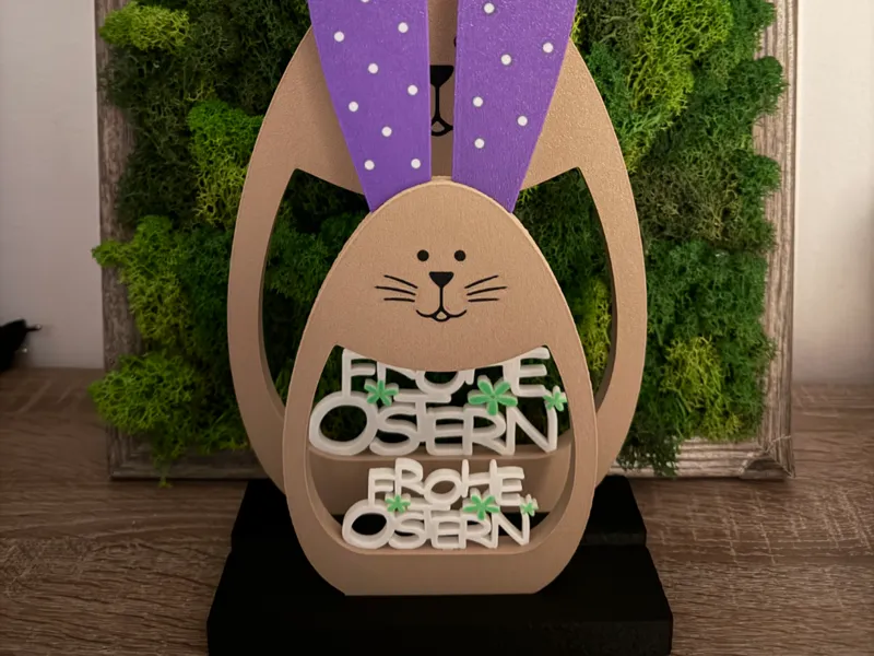 Osterhase - Frohe Ostern - Aufsteller 