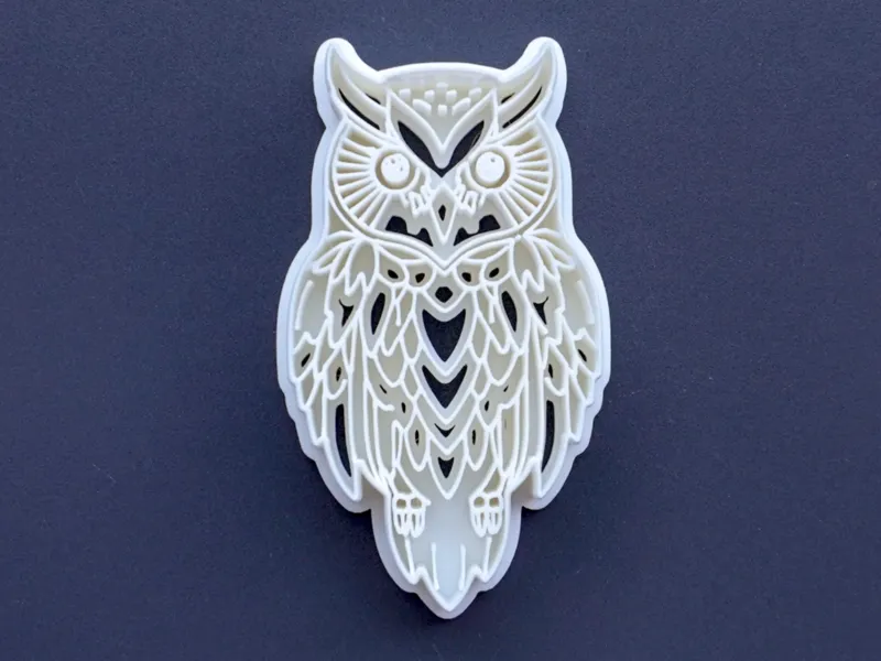 Owl Polymer Clay Cutter Magnets Charms Keychains