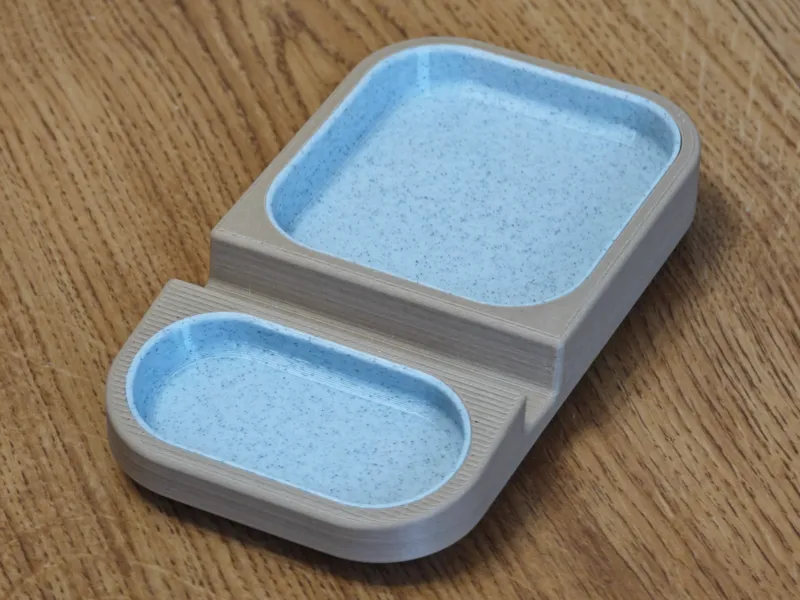 Phone stand with a FortiToken 210 slot