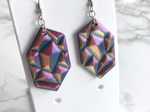 Faceted Gem Earrings