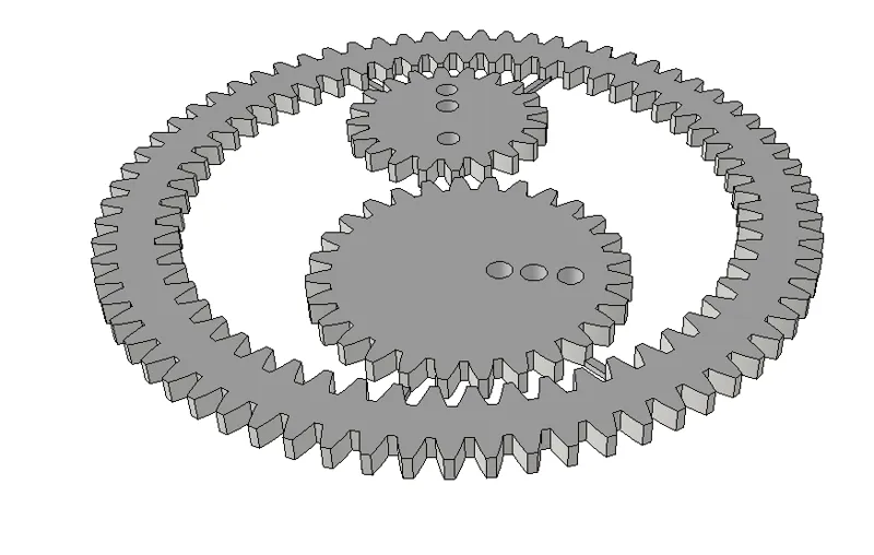 simple Spirograph Kit Card