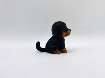 Letrero o emblema decorativo: Knitted Rottweiler — vista de referencia 4