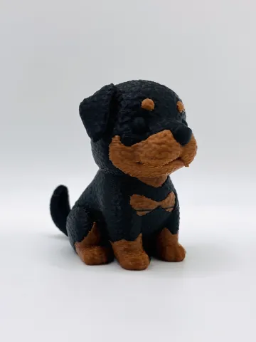 Letrero o emblema decorativo: Knitted Rottweiler — vista de referencia 2