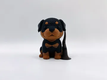 Letrero o emblema decorativo: Knitted Rottweiler — vista de referencia 3