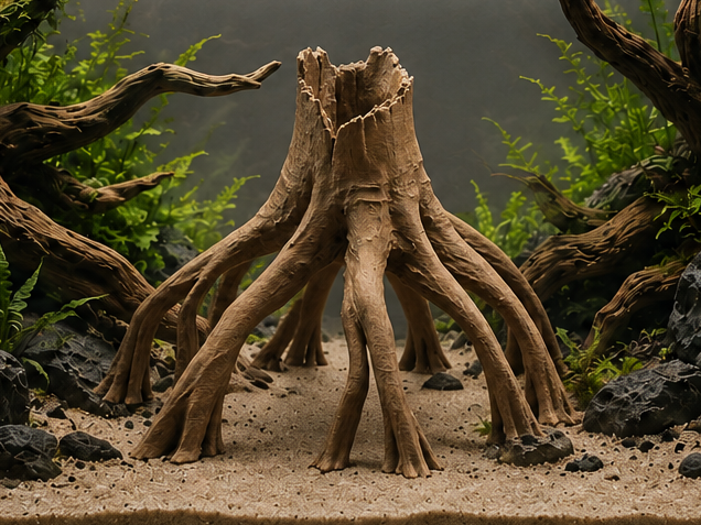 Mangrove Stump Hide - Terrarium & Aquarium Decor